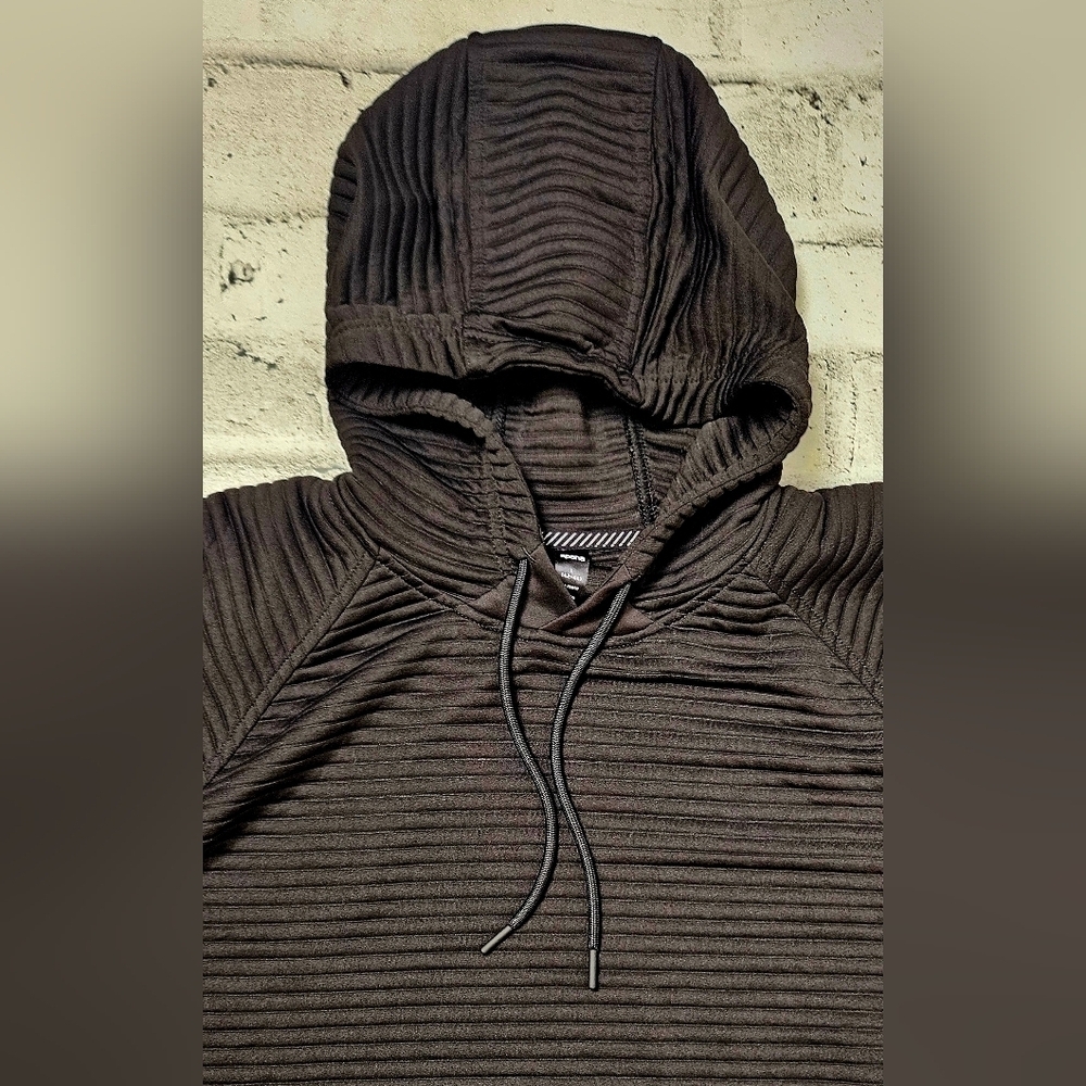 Apana Men's Black Ottoman Pullover Hoodie - Picture 8 of 11